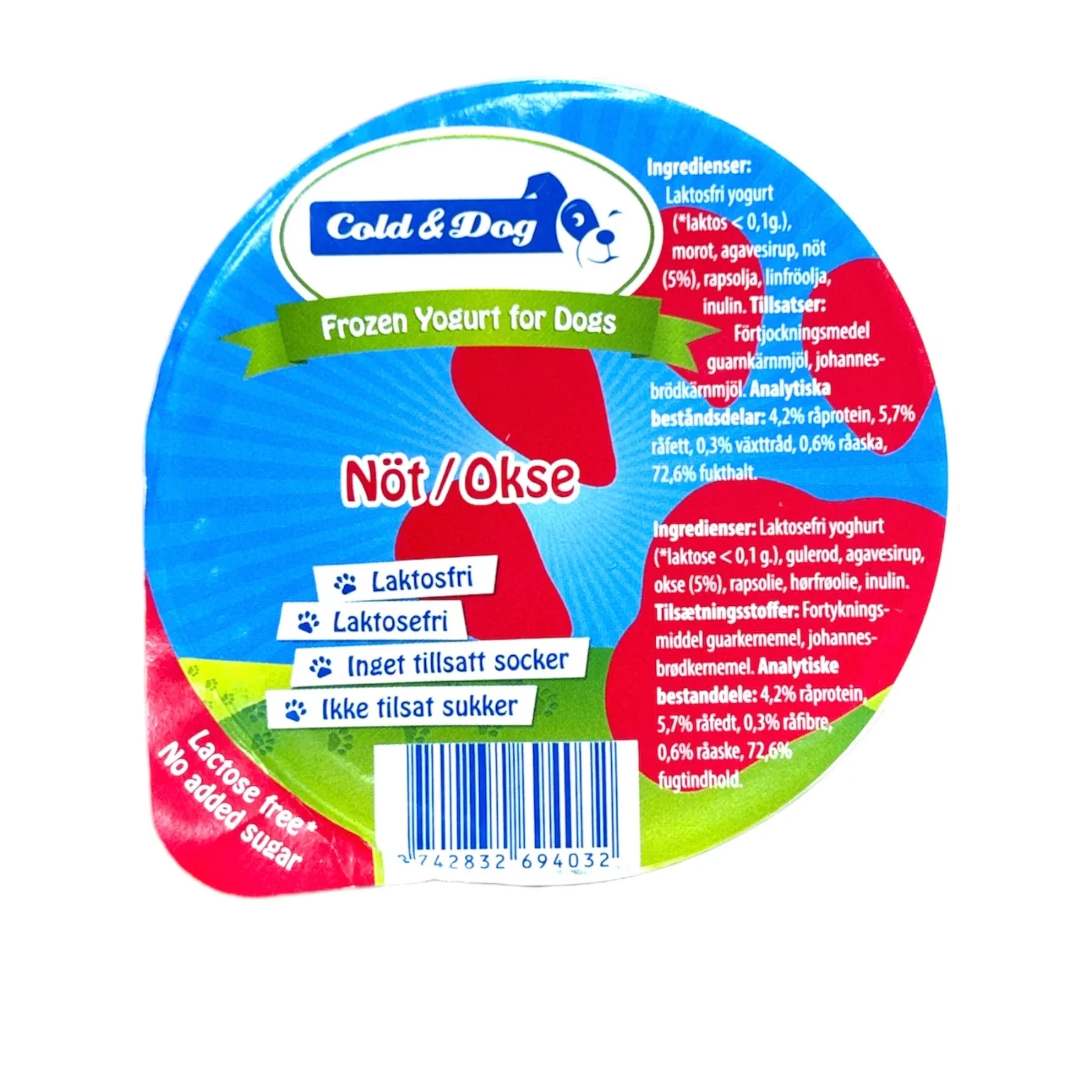 Frozen Yogurt NÖT ekologisk 90ml