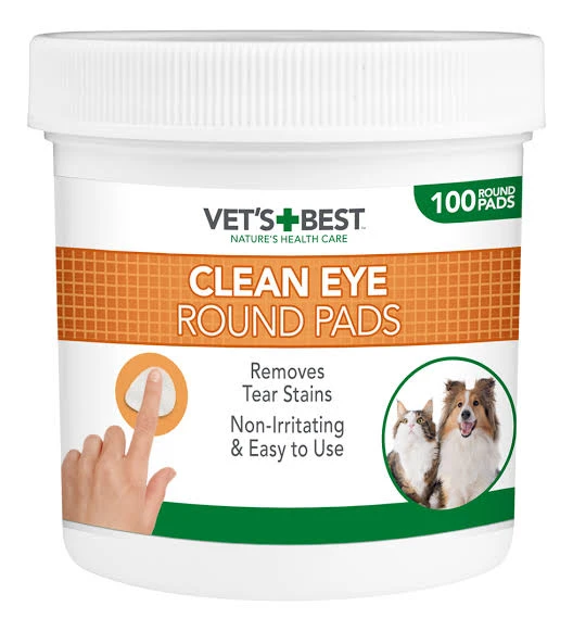 Vets Best Clean bomullsrondeller för ögonvård