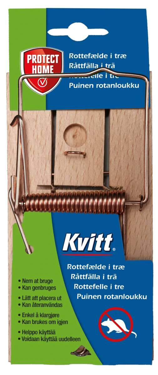 Råttfälla klassisk trä 1-pack