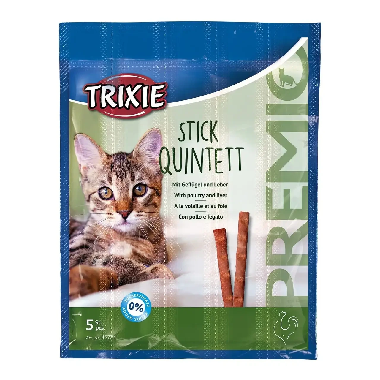 Stick Quintett, Fågel & Lever, 5x5 g