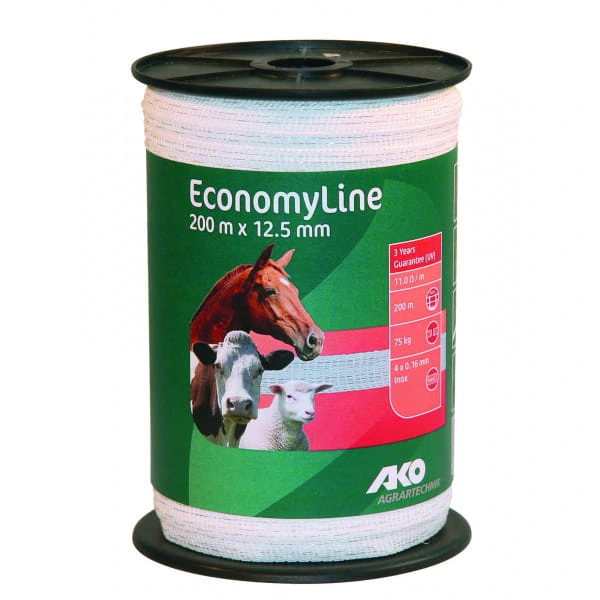 Elstängselband 12,5 mm x 200 m