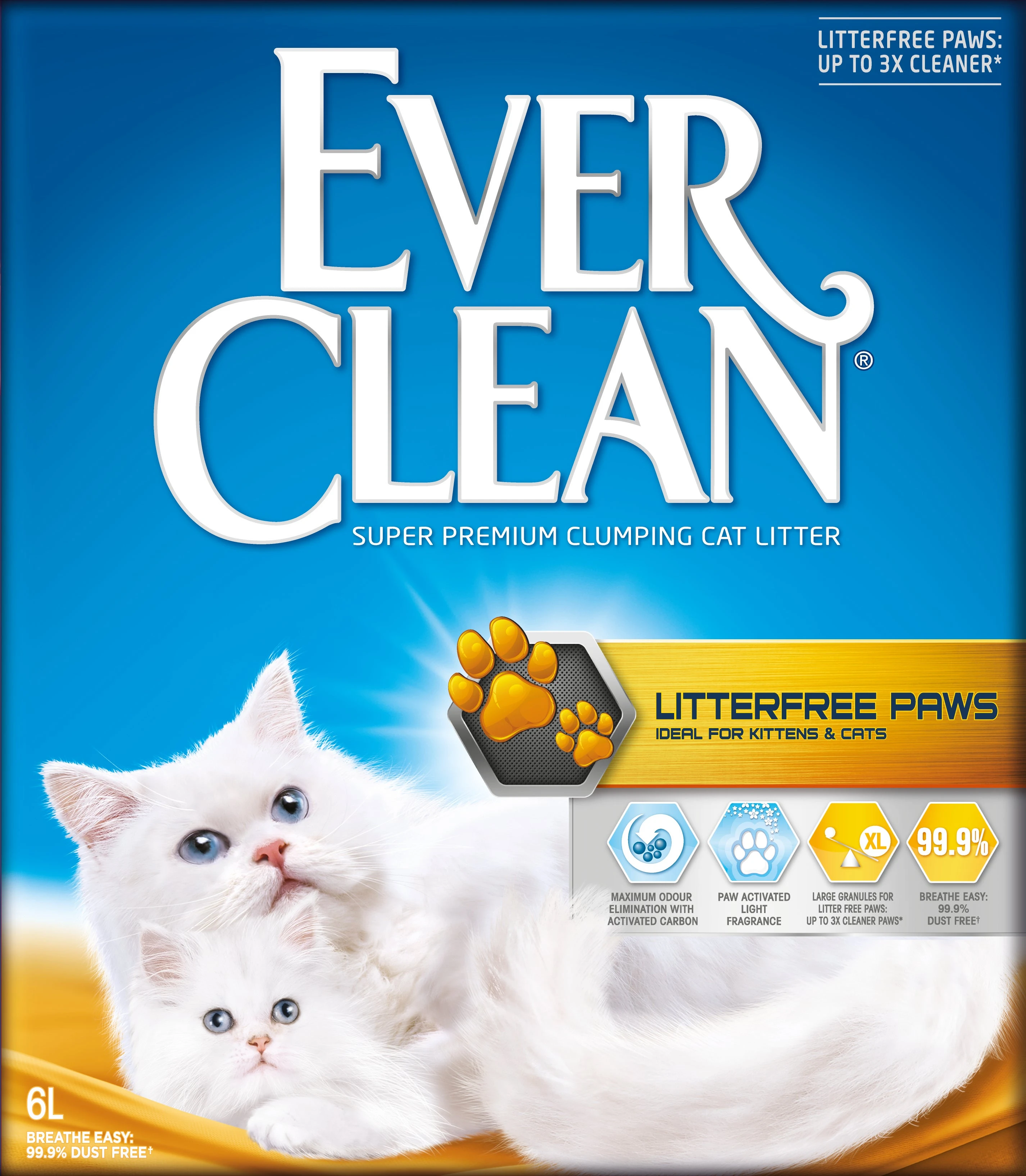 EC LITTERFREE PAWS 6 L