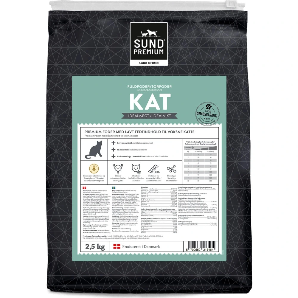 Sund Premium Katt Idealvikt 2,5 kg