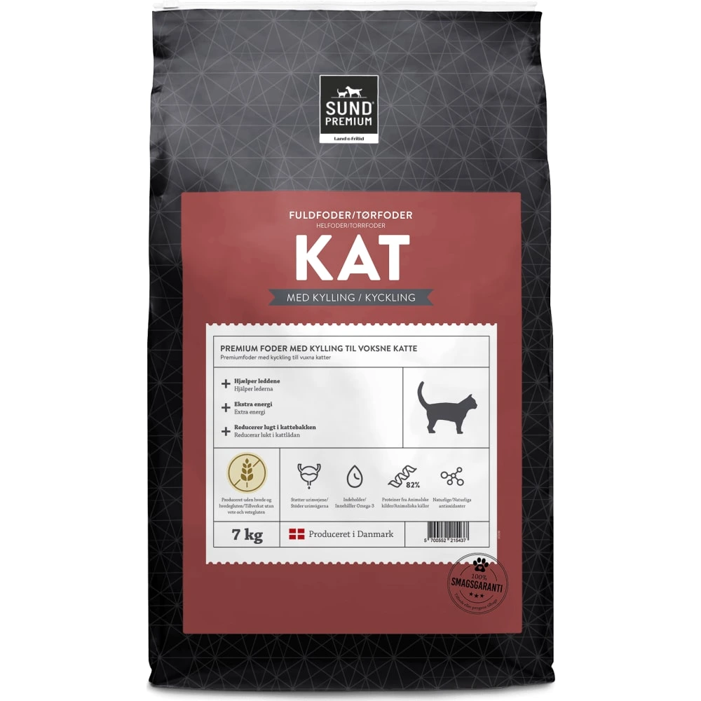 Sund Premium Katt Kyckling 7 kg