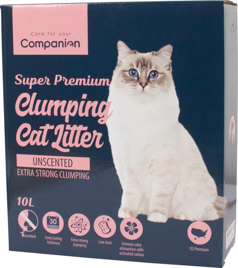 Companion Super Premium kattsand - Oparfymerad