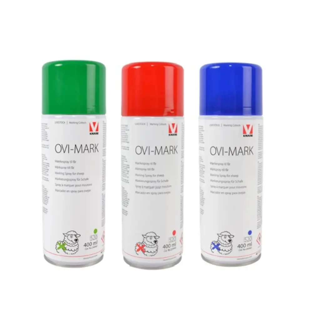 FÅRMÄRKSPRAY OLIKA FÄRGER 400 ML