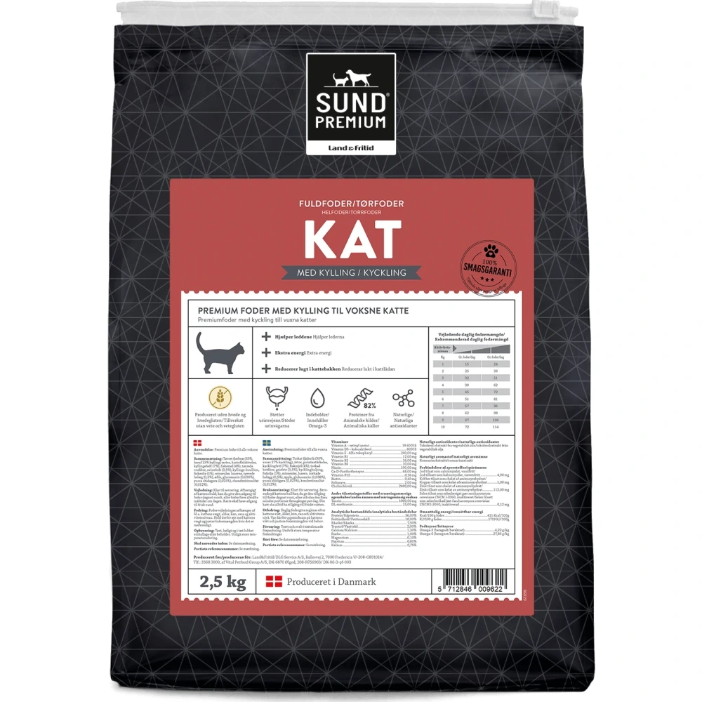 Sund Premium Katt Kyckling 2,5 kg