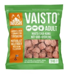 MUSH Vaisto® Grön (Nöt-gris-kyckling) 3kg