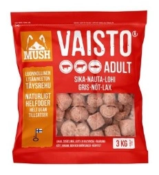 MUSH Vaisto® Röd (Gris-nöt-lax) 3kg