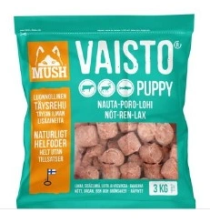 MUSH Vaisto® Isblå (Nöt-ren-lax) 3kg