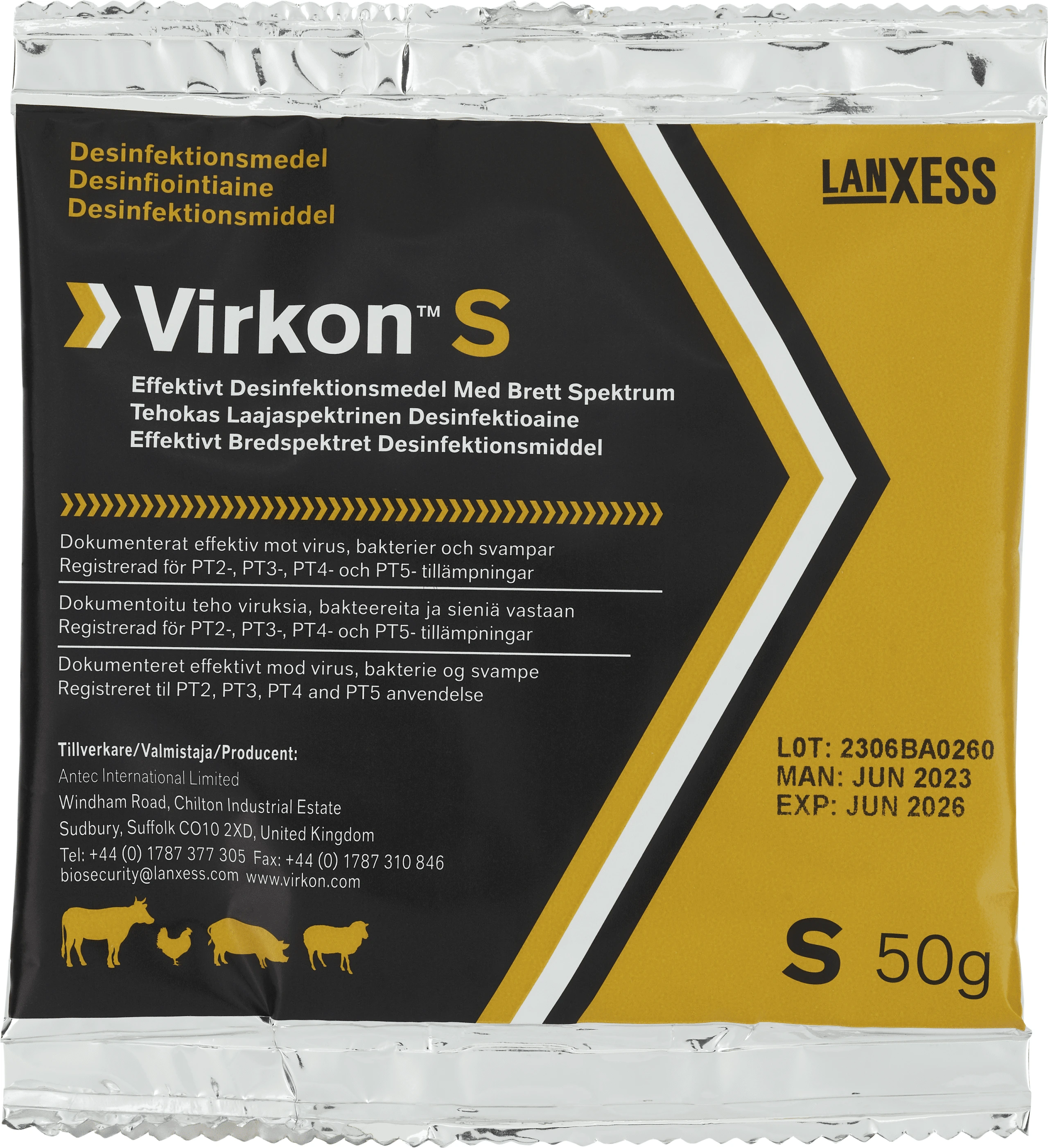 Virkon S 50 gr