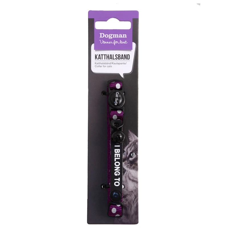 Katthalsband Doris Lila