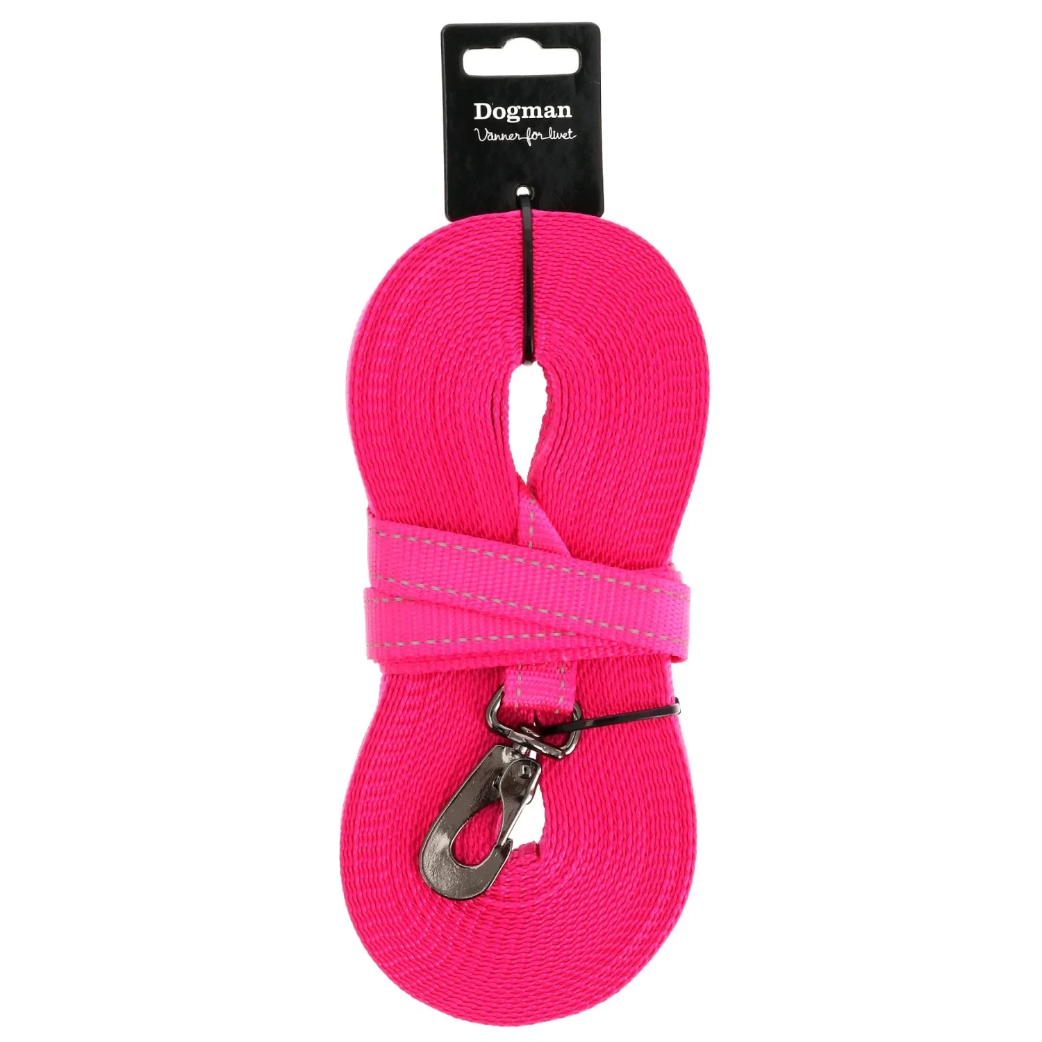Dogman Spårlina Iris vävd Rosa 15m