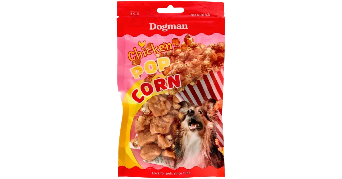 Popcorn med Kyckling 50g