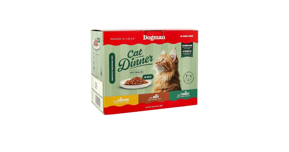 Cat Dinner in Jelly Våtfoder för katt 12x85g