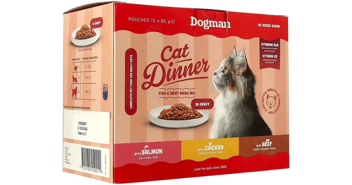 Cat Dinner in Gravy Våtfoder för katt 12x85g