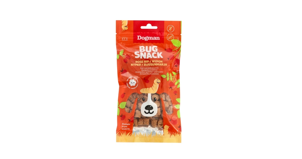 Dogman Insektsgodis med nypon 80g