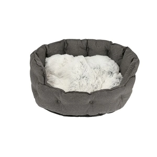 BÄDD CLASSY MEMORY OVAL GRÅ M