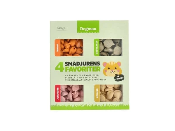 SMÅDJURENS FYRA FAVORITER