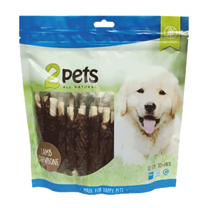 2pets Tuggpinne mald, lamm, 12cm, 30-pack, 400g