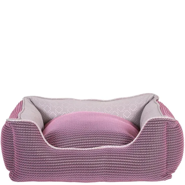 Bädd Fyrkant Rosa Air-mesh 60x45x20cm