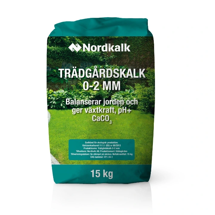 Trädgårdskalk 0-2 mm 15 kg