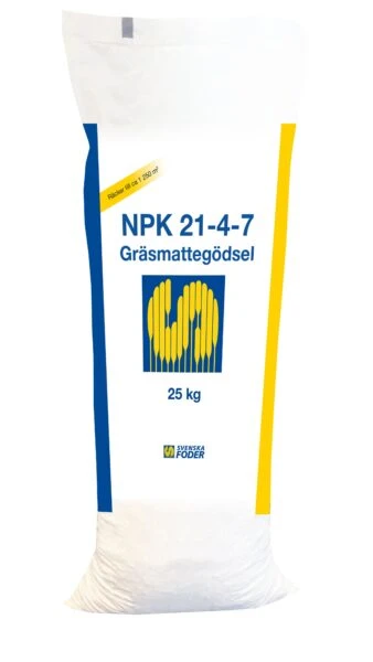 Gräsmattegödsel NPK 21-4-7 25 kg