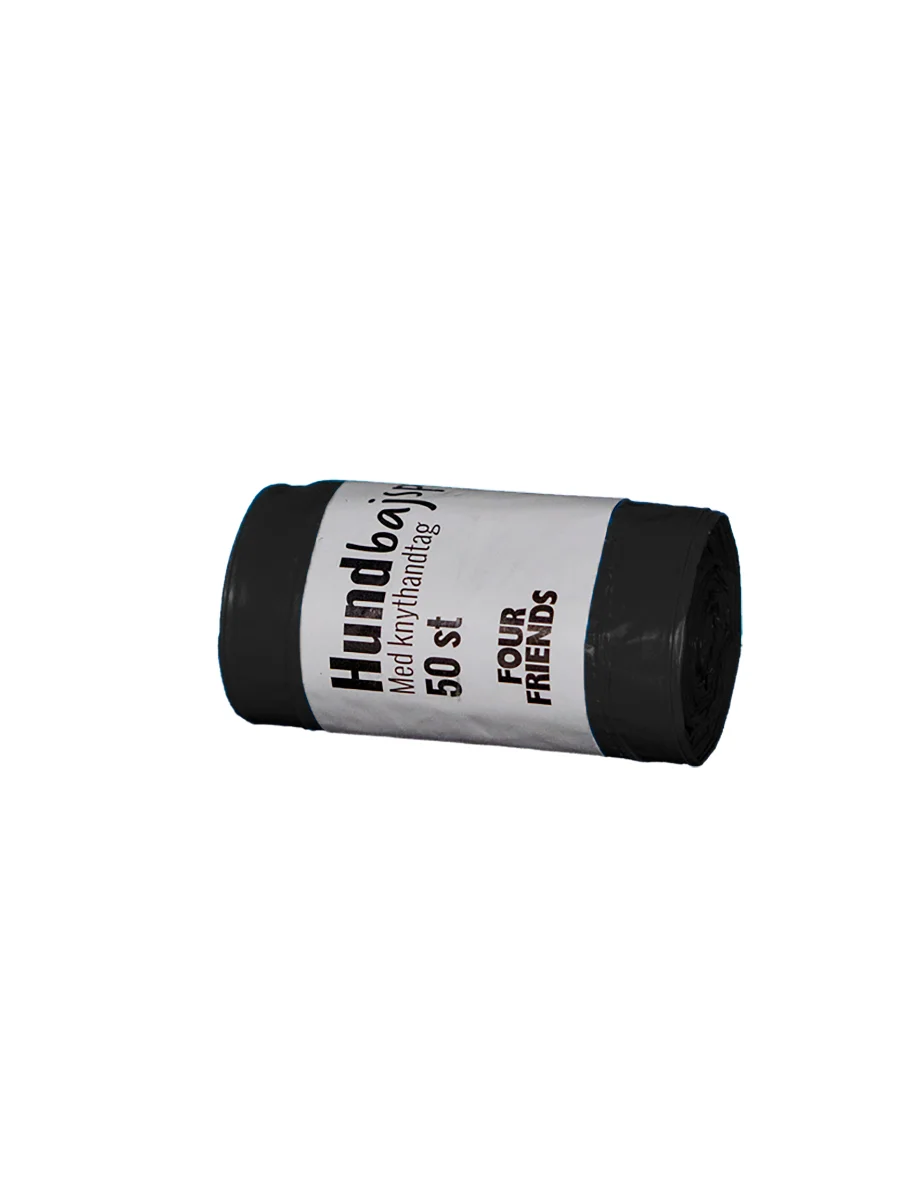 HUNDPÅSE utan handtag svart 50pack