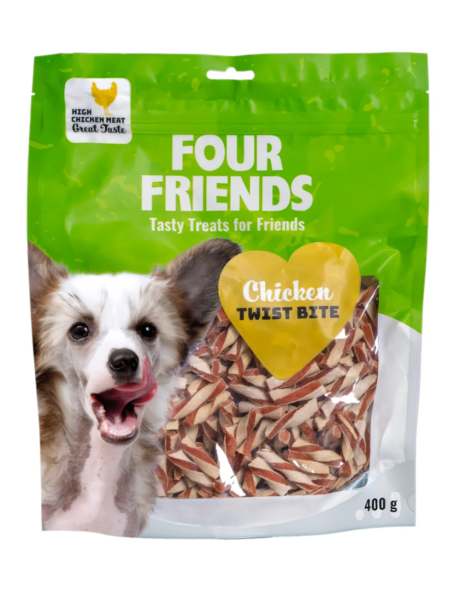 FFs DOG CHICKEN TWIST BITE400g BELÖNINGSGODIS