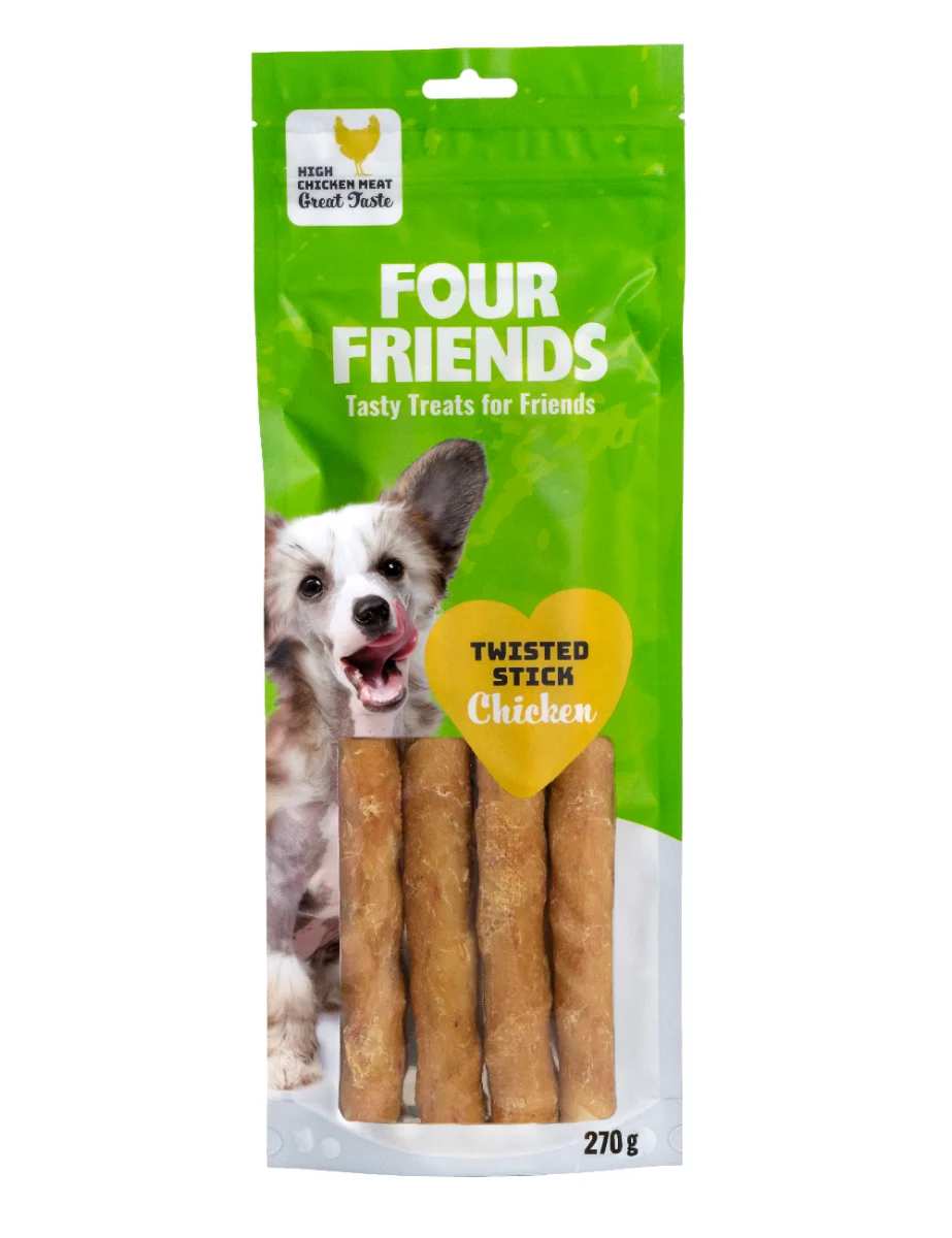 FF TWISTED STICK CHICK. 4PACK 25 CM