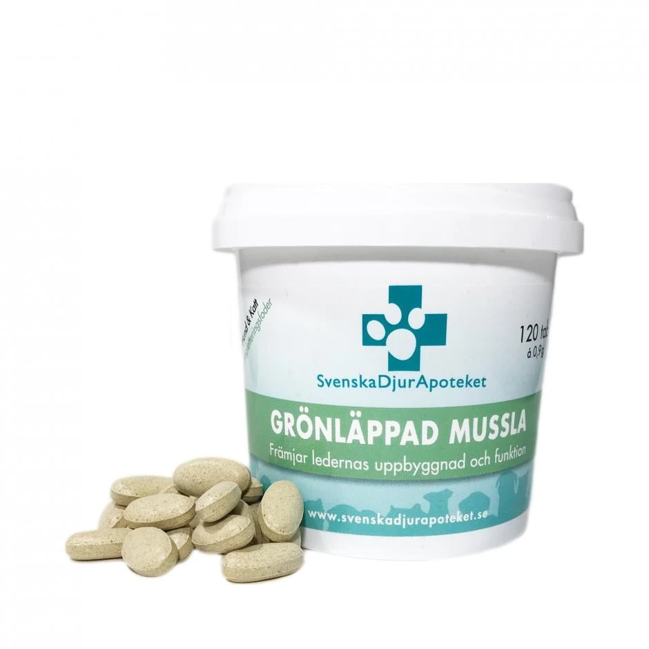 Grönläppad mussla 120tabl Djurapoteket