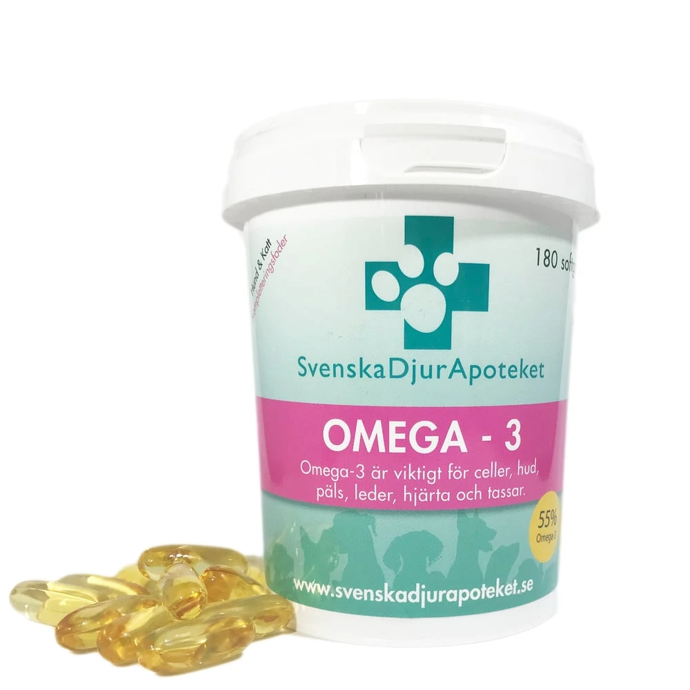 Omega-3 180softgel Djurapoteket