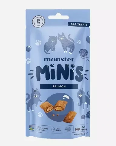 Monster Cat Minis treats Salmon 60 g