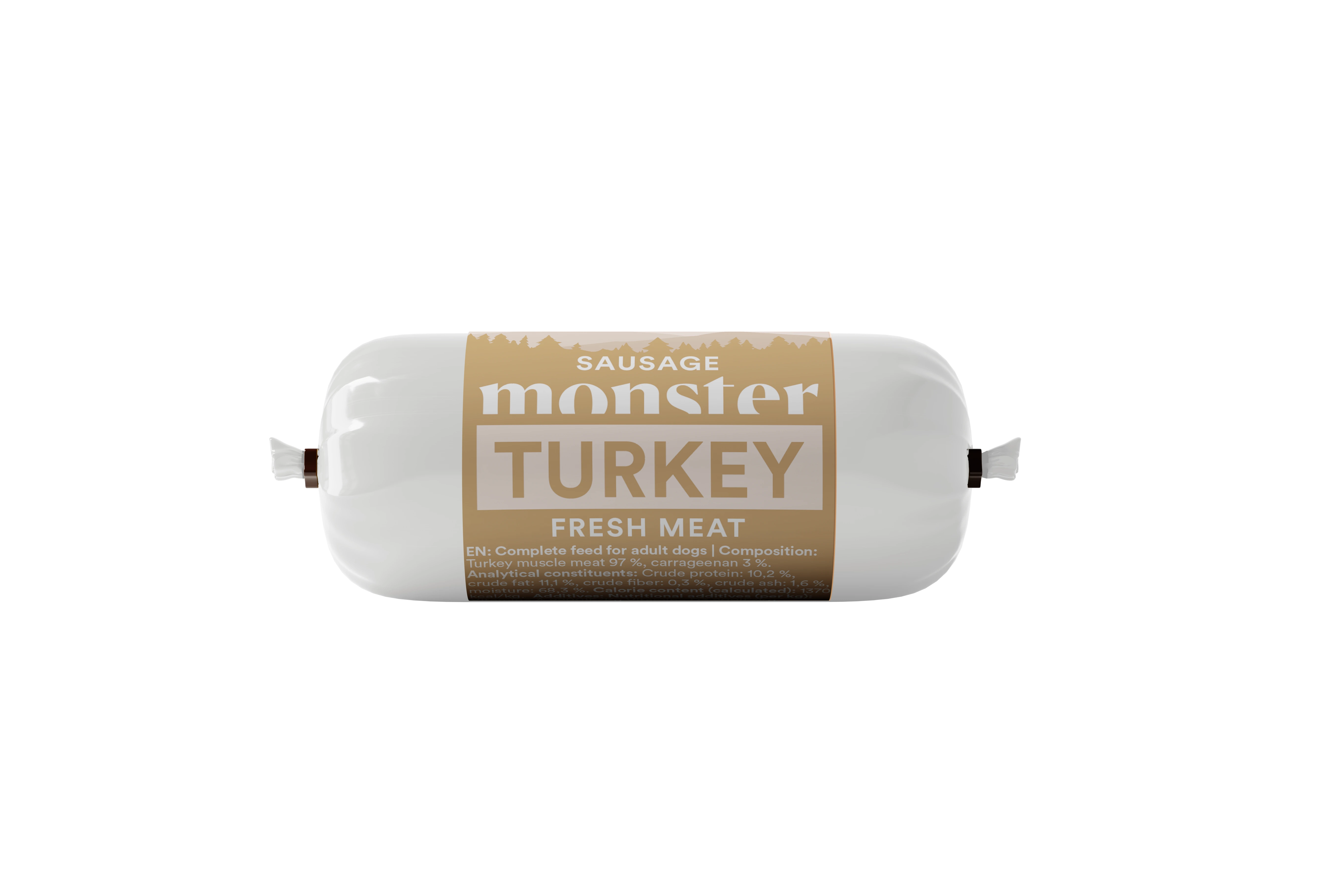 Monster Dog Sausage Turkey 200 g