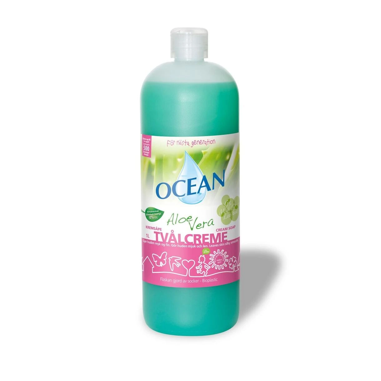 Tvålcreme Aloe Vera Refill 1 lit