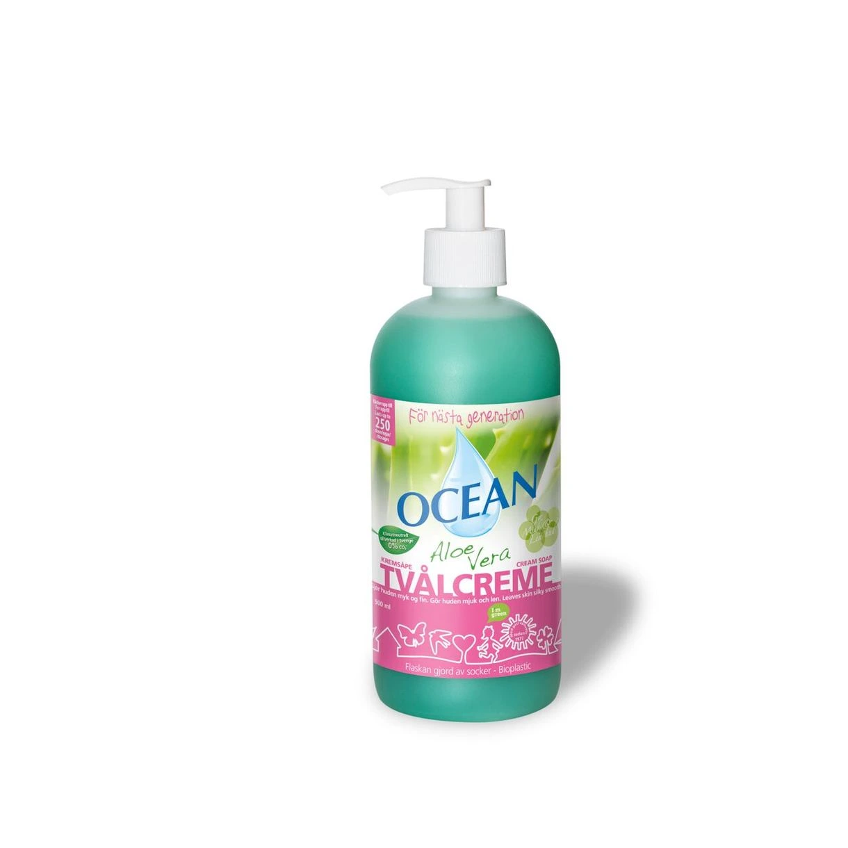 OC TVÅLCREME ALOE VERA 0,5 BIO