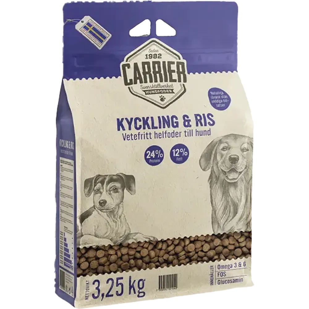 Carrier Kyckling & Ris 3,25 kg