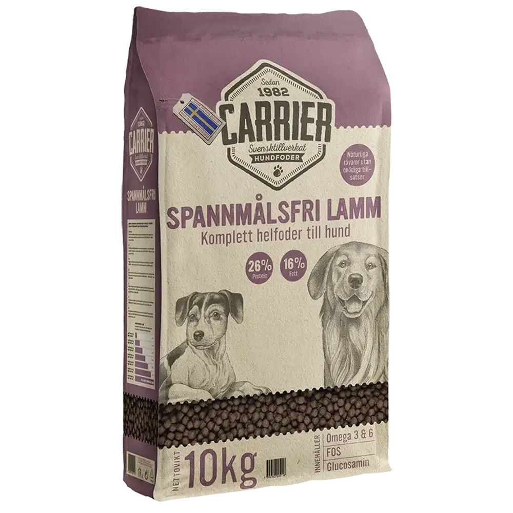 Carrier Spannmålsfri Lamm 10 kg