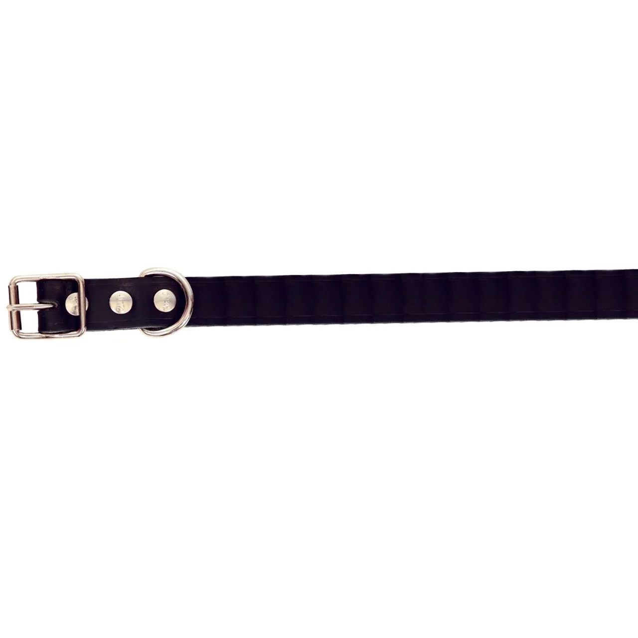 Halsband Läder svart olika storlekar