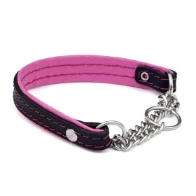 HALSBAND M/KEDJA 60CM LILA