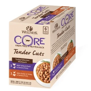 UTFÖRS. ORD.PRIS: 129KRCORE Tender Cuts Turkey Selection kalkon, anka och kyckling 85gx6st