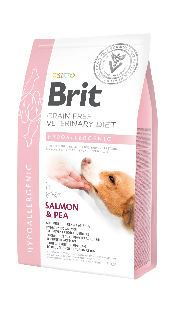 VETERINARY Hypoallergenic salmon&pea 2kg