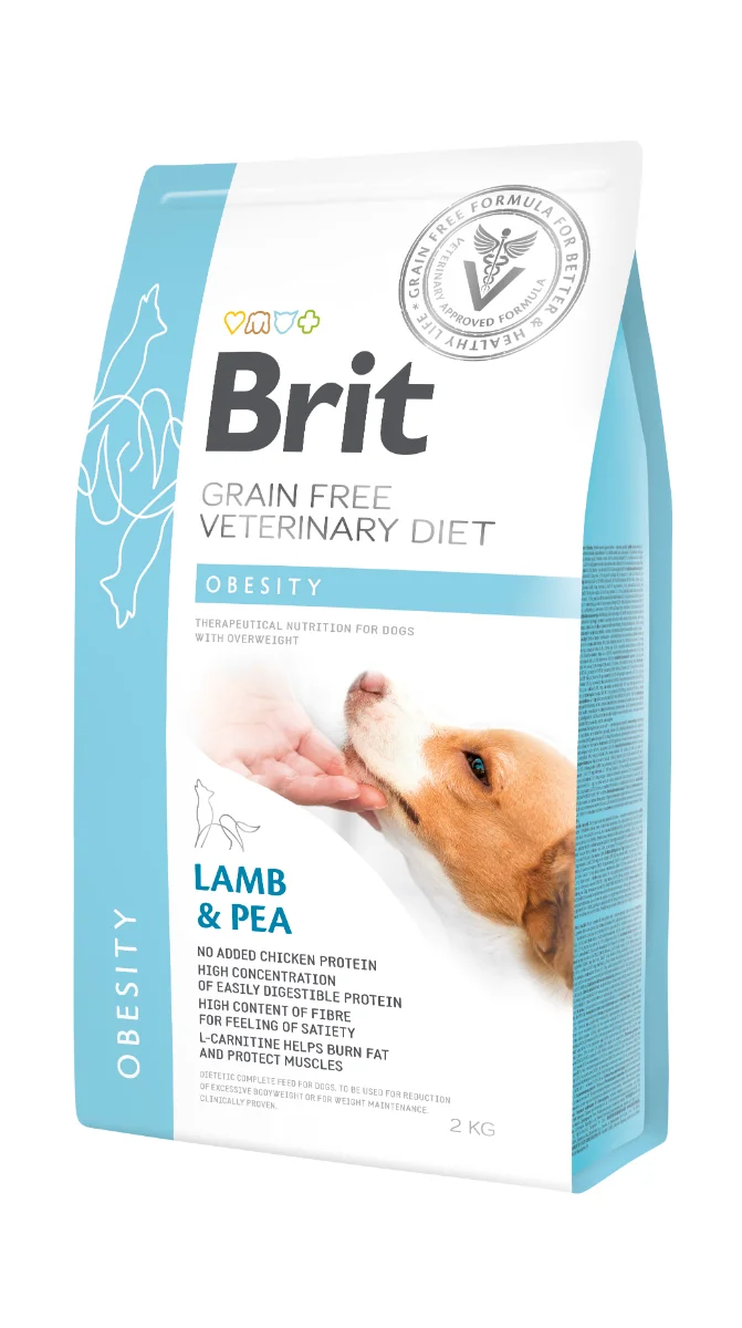 VETERINARY obesity lamb&pea 2kg