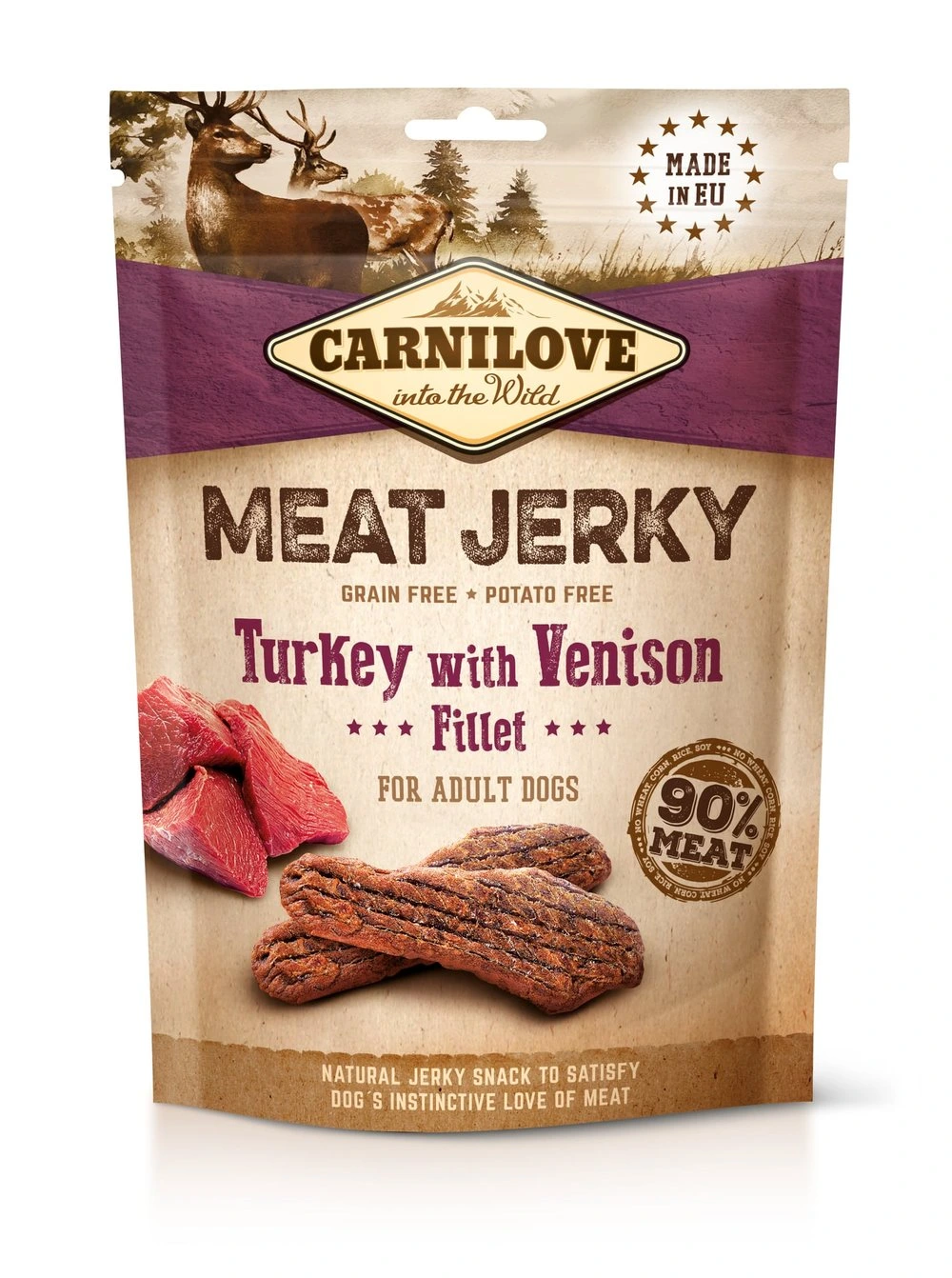 Meat Jerky Turkey with Venison Fillet
