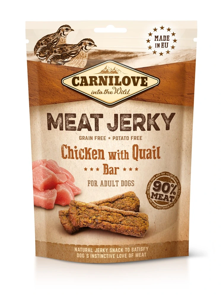Meat Jerky Chicken with Quail Bar