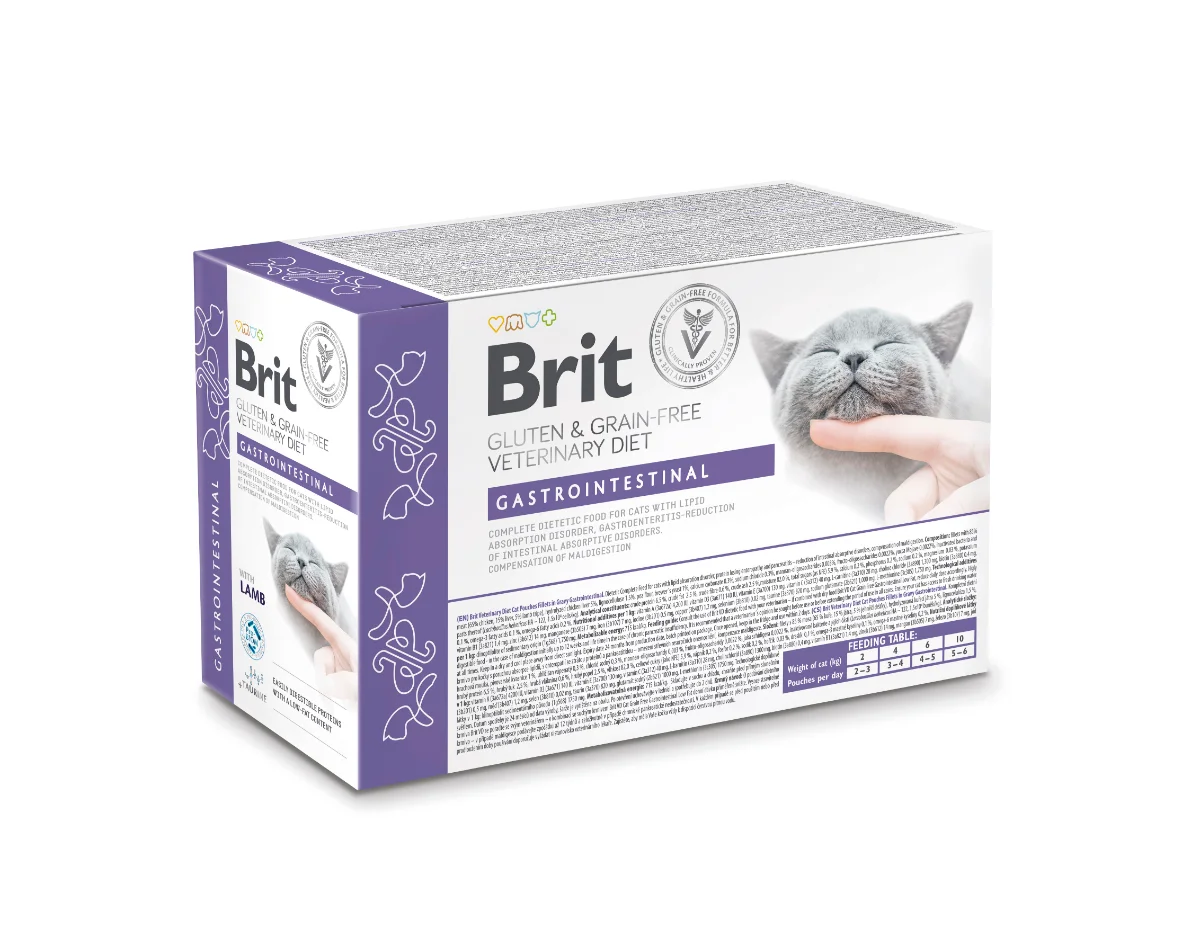 VETERINARY Gastrointestinal Cat Pouch 12x85g
