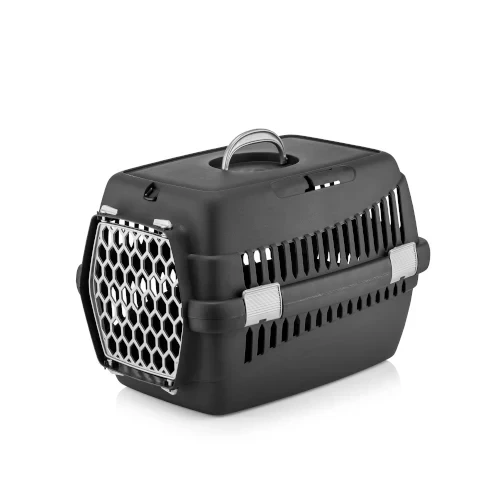TRANSPORTBUR BASIC SMALL SVART/GRÅ