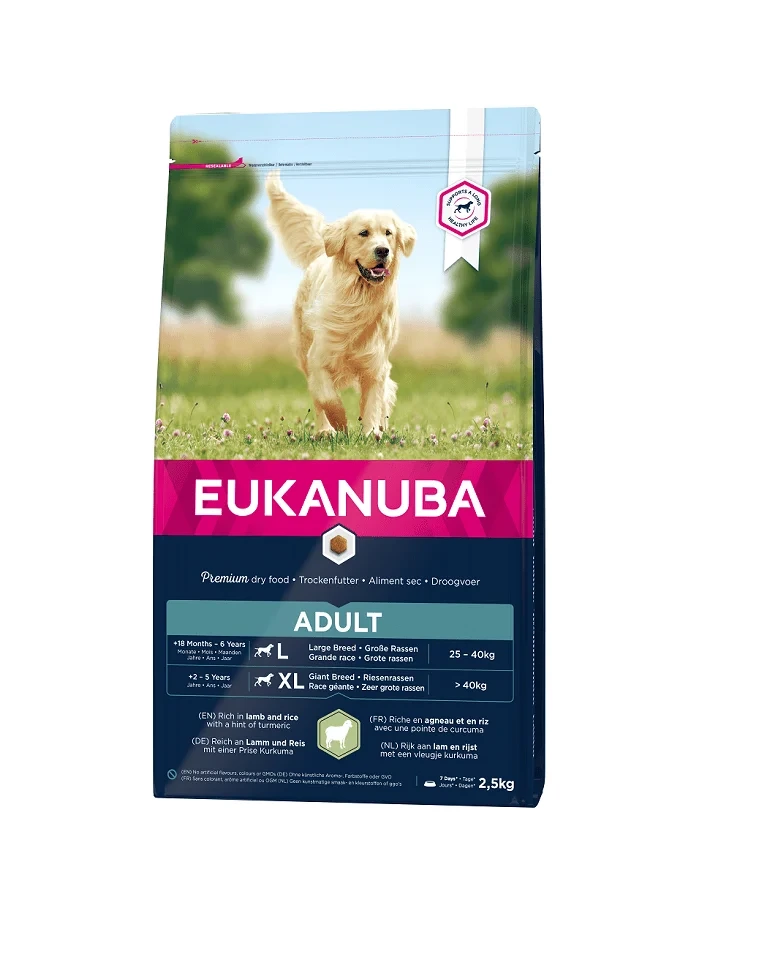 EUK LAMB & RICE LARGE 2,5 KG