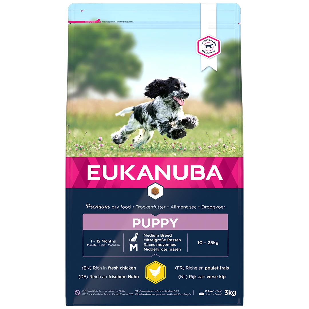 EUK PUPPY MEDIUM 3 KG