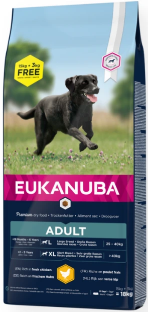 EUK ADULT LARGE 18KG BREEDER
